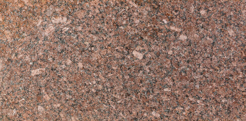 Granite New Imperial red, heat-treated. Closeup seamless pattern and texture of high quality