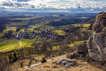 Naklejka premium Blick von der Spielburg