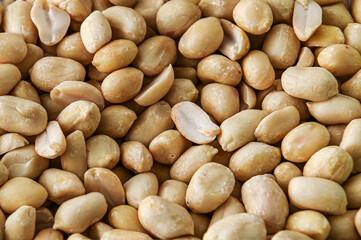 peanuts close up as background