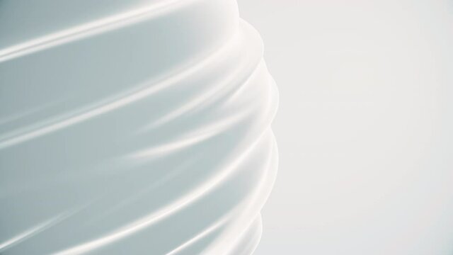 huge 3D sphere with wavy surface on dark background, 4K rendered abstraction