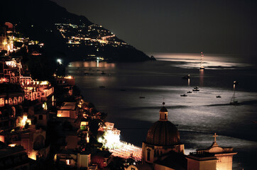 Positano night view