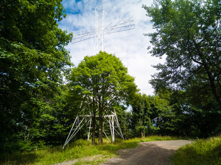 The trail to the Chelmiec Mountain - Walbrzych City - Poland