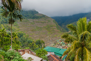 Fototapeta na wymiar View of Batad rice terraces, Luzon island, Philippines