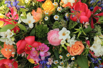 Mixed spring bouquet