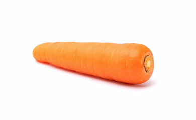Fresh carrot isolated on white background