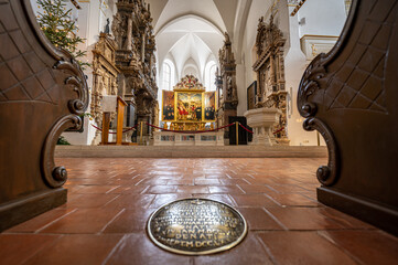 Innenaufnahmen der Stadtkriche Sankt Peter und Paul (Herderkriche) in Weimar