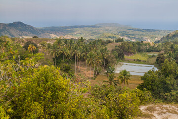 Fototapeta na wymiar Landscape of Siquijor island, Philippines.