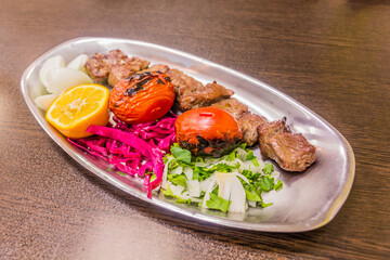 Cuisine of Iran - Joojeh kabab (Grilled chicken kebab)