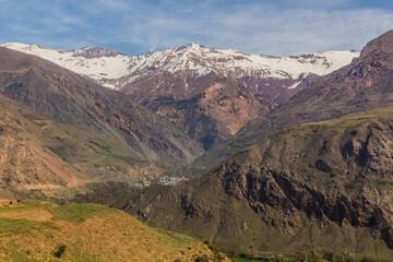 Fototapeta na wymiar Mountains of Alamut valley in Iran