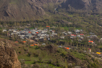 Village in  Alamut valley in Iran