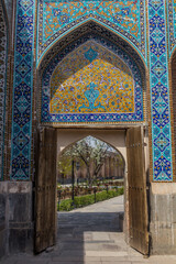 Gate at Sheikh Safi Al-Din Ardabili Shrine in Ardabil, Iran