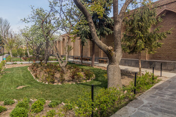 Fototapeta na wymiar Courtyard of Sheikh Safi Al-Din Ardabili Shrine in Ardabil, Iran