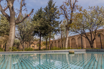 Courtyard of Sheikh Safi Al-Din Ardabili Shrine in Ardabil, Iran