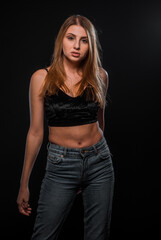 Cool fashionable girl