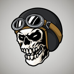 Skull biker