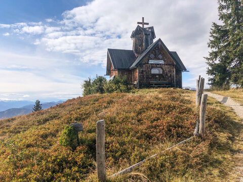 Awesome late summer and autumn hike at mountain range of the austria alps. Hochgr&uuml;ndeck Bischofshofen Hochk&ouml;nig Salzburg