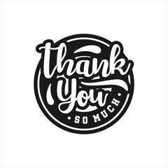 Thank you lettering premium logo-3