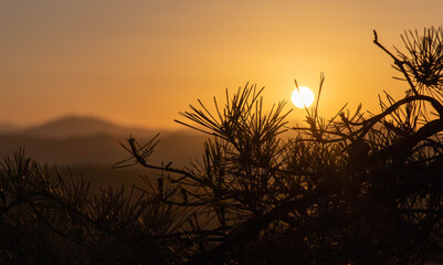 Sunrise at Bulgoksan Mountain, South Korea