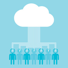 group of users connected to the cloud service