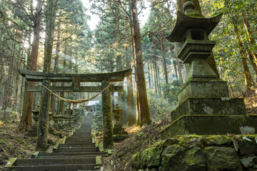 冬の熊本　上色見熊野座神社