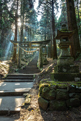 冬の熊本　上色見熊野座神社