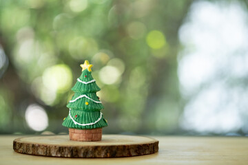 Resin mini Christmas tree