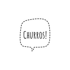''Churros'' Lettering