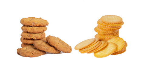 cookies isolated on white background