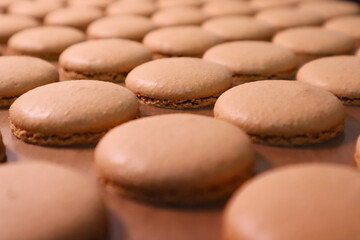 macaroons on table