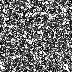 Seamless black and white pattern. Monochrome grunge background