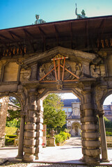 Naklejka premium Corners of the city of Antwerp, Belgium, streets and monuments