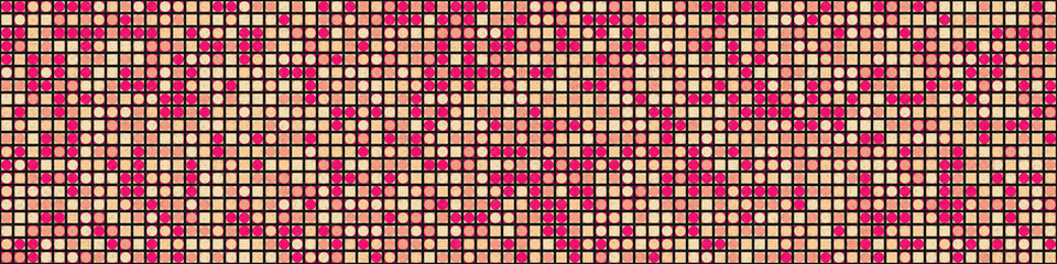 Abstract Geometric Pattern generative computational art illustration