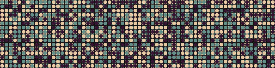 Abstract Geometric Pattern generative computational art illustration