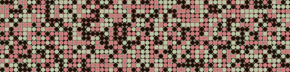 Abstract Geometric Pattern generative computational art illustration