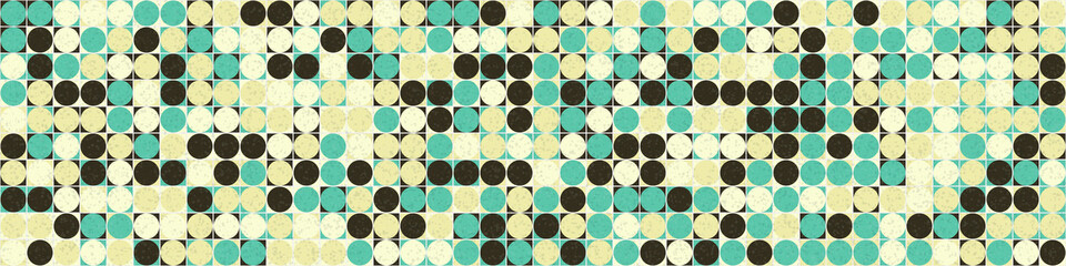 Abstract Geometric Pattern generative computational art illustration