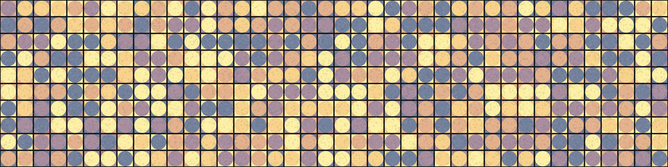 Abstract Geometric Pattern generative computational art illustration