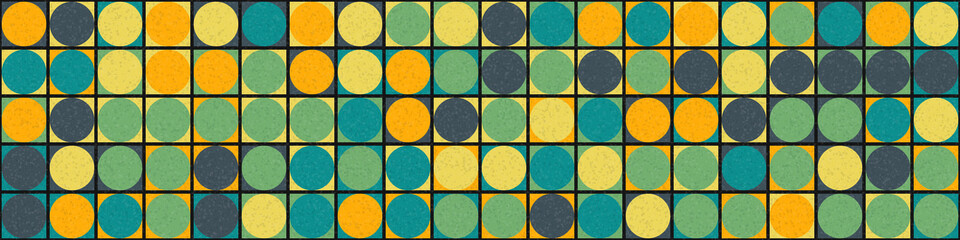 Abstract Geometric Pattern generative computational art illustration