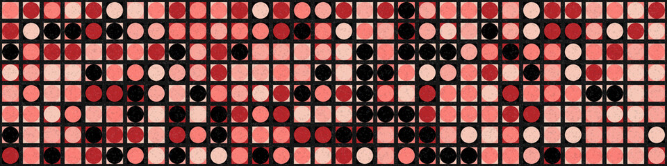 Abstract Geometric Pattern generative computational art illustration