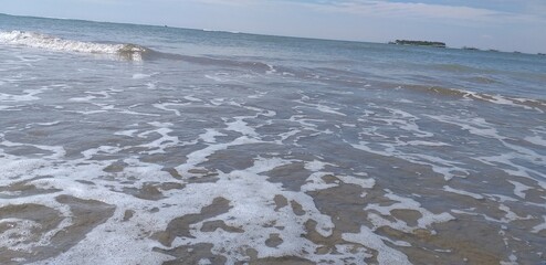 Fototapeta premium sand ripples on the beach