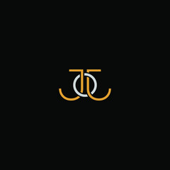 letter JJ or J logo graphic design vector template