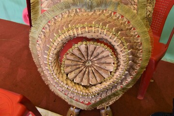 An Indian Groom wear Indian Rupees garland in your marriage 