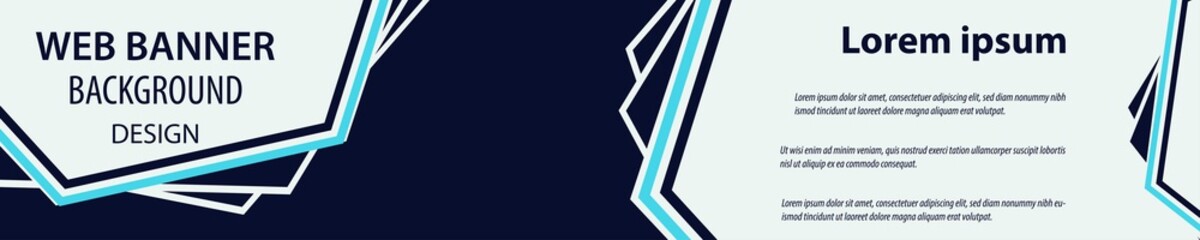 minimalist web banner background design