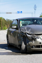 car accident on the road car crash
