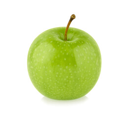 green apple isolated on white background.