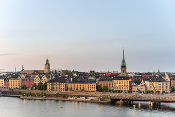 Fototapeta na wymiar view of stockholm old town