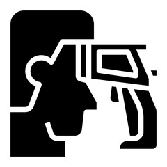 Temperature icon for webpage, application, card, printing, social media, posts etc.