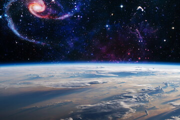 Stellar nebula and cosmic dust, cosmic gas clusters and constellations in deep space. Ideal for a...