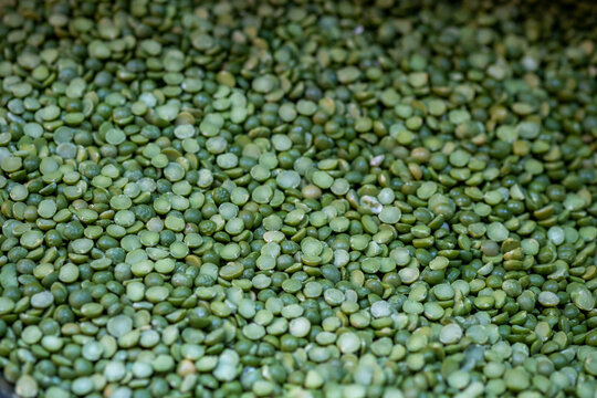 Dry Green Split Peas sold at the farmers market