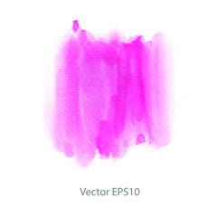 pink splashes isolated