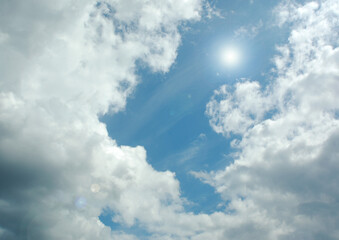 Cloudy sky background